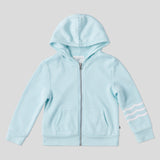 Kids Coastal Waves Zip Hoodie