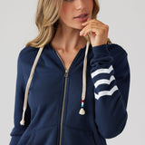 Coastal Waves Zip Hoodie