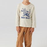 Kids Ski In Rodeo Long Sleeve Tee