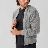 Quilted Bomber Jacket