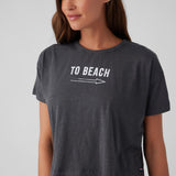 To Beach Boxy Tee