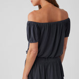 Rib Off Shoulder Top