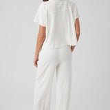 Terry Wide Leg Pant