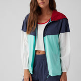 Colorblock Nylon Jacket